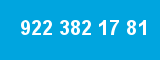 922 382 17 81 922 382 17 81